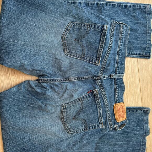 Pre-Loved Levi's Noveau 315 Bootcut Jeans Distressed Levi's Jeans - Picture 2 of 10